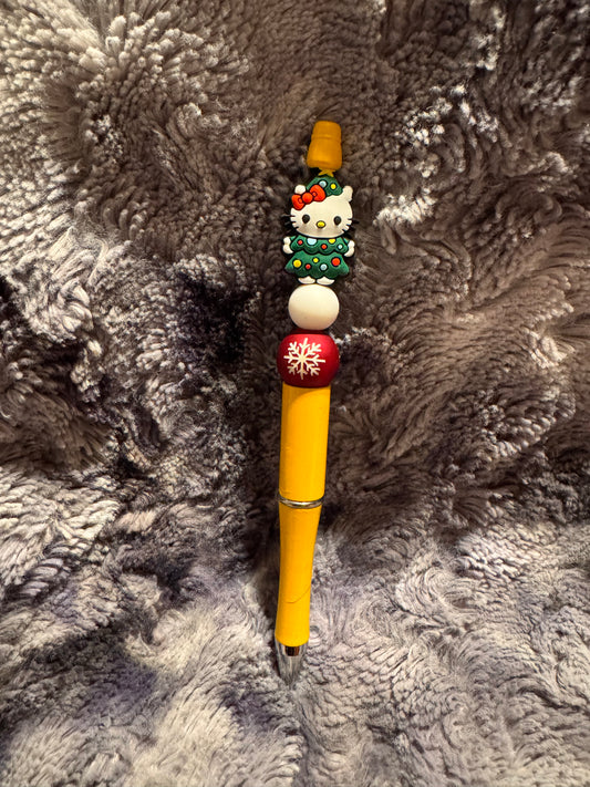 Christmas hello kitty pen