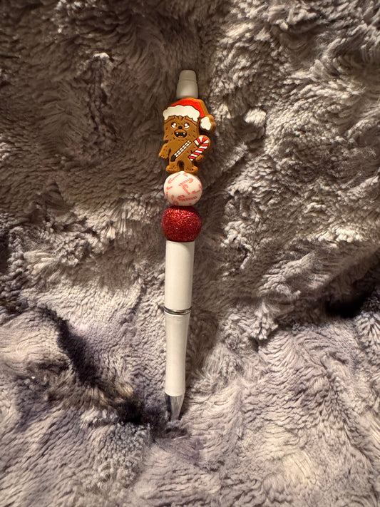 Christmas Chewbacca pen