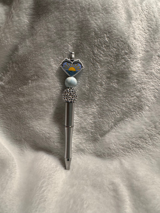 Dolphin heart pen