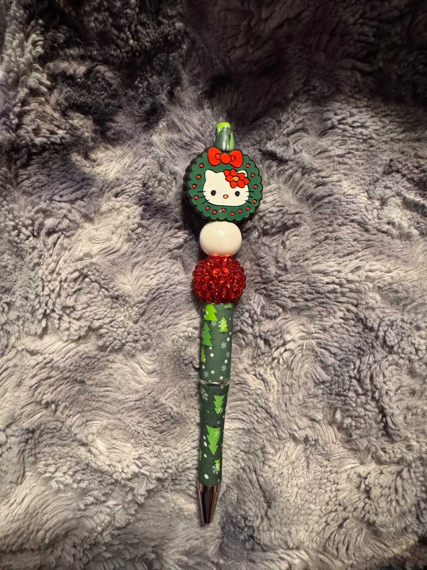 Christmas hello kitty pen