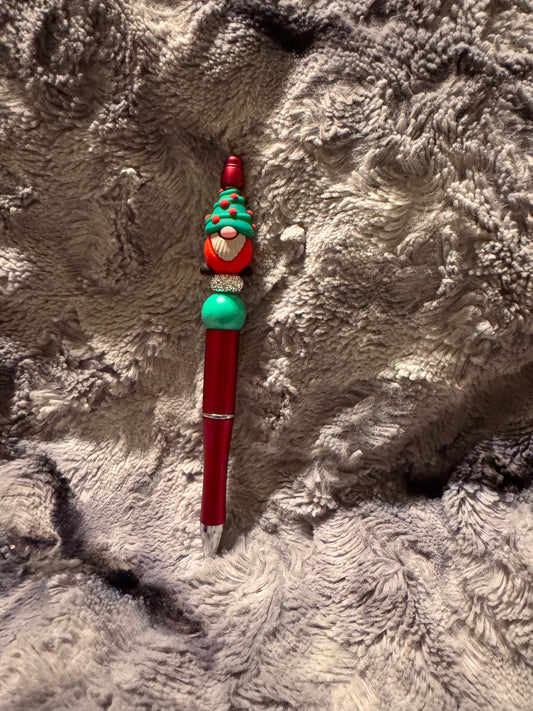 Christmas gnome pen