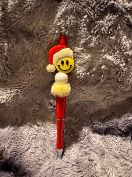 Christmas smiley pen