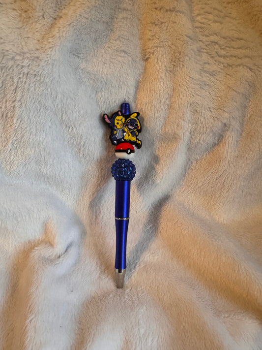 Pikachu stitch pen