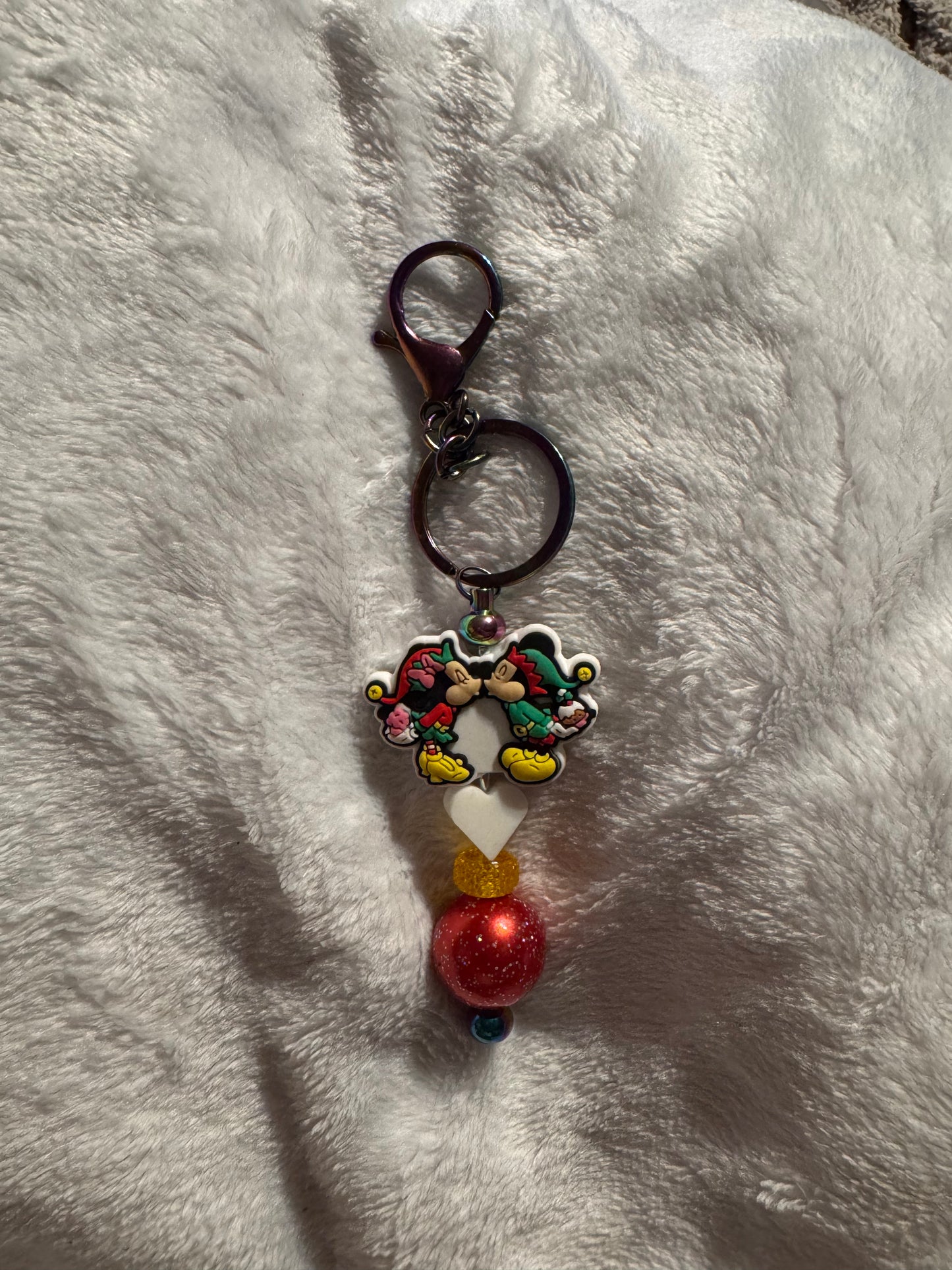 Mickey Minnie keychain