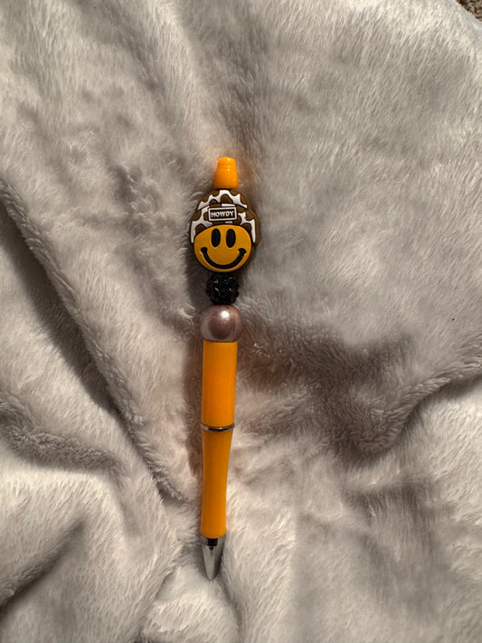 Howdy smiley pen