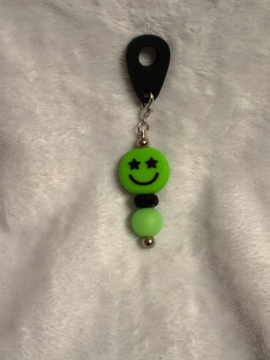 Smiley straw charm