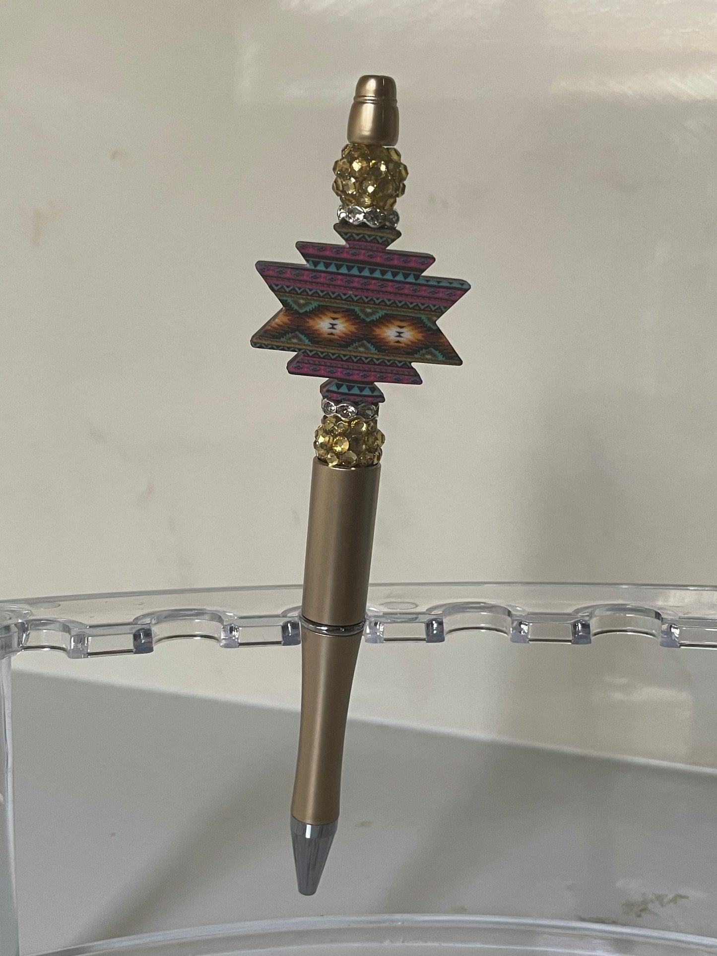 Multicolor Aztec pen